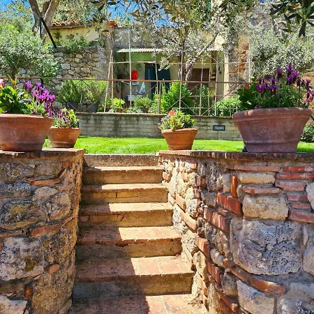 Holiday home La Terrazza, Elegant Tuscan Stone House With Garden And Terrace In