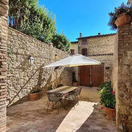 La Terrazza, Historic Tuscan Stone With Garden&terrace In Cetona